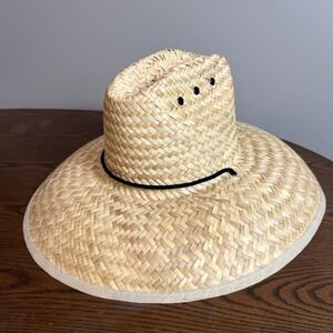 Freedom Hats American Hatmakers Palm Leaf Sun Hat One Size Made in Mexico Cowboy